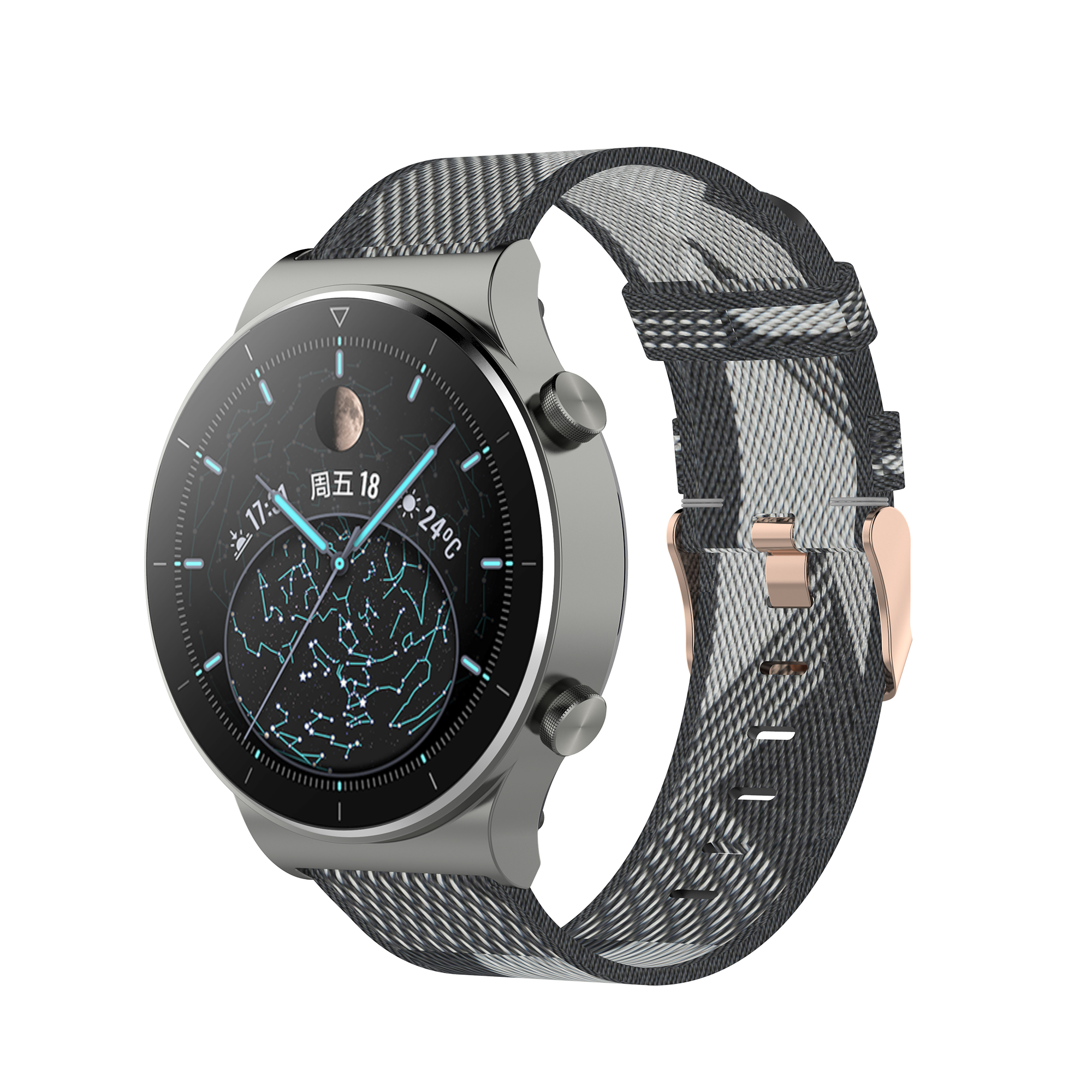 Bakeey-22mm-Nylon-Replacement-Strap-Smart-Watch-For-Huawei-Watch-GT2-Pro-1769324-17