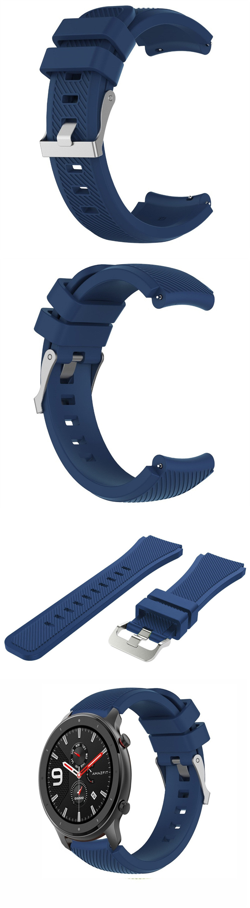 Bakeey-22mm-Pure-Cross-Grain-Soft-Silicone-Watch-Band-Wrist-Strap-Replacement-for-Xiaomi-Watch-Color-1641849-2