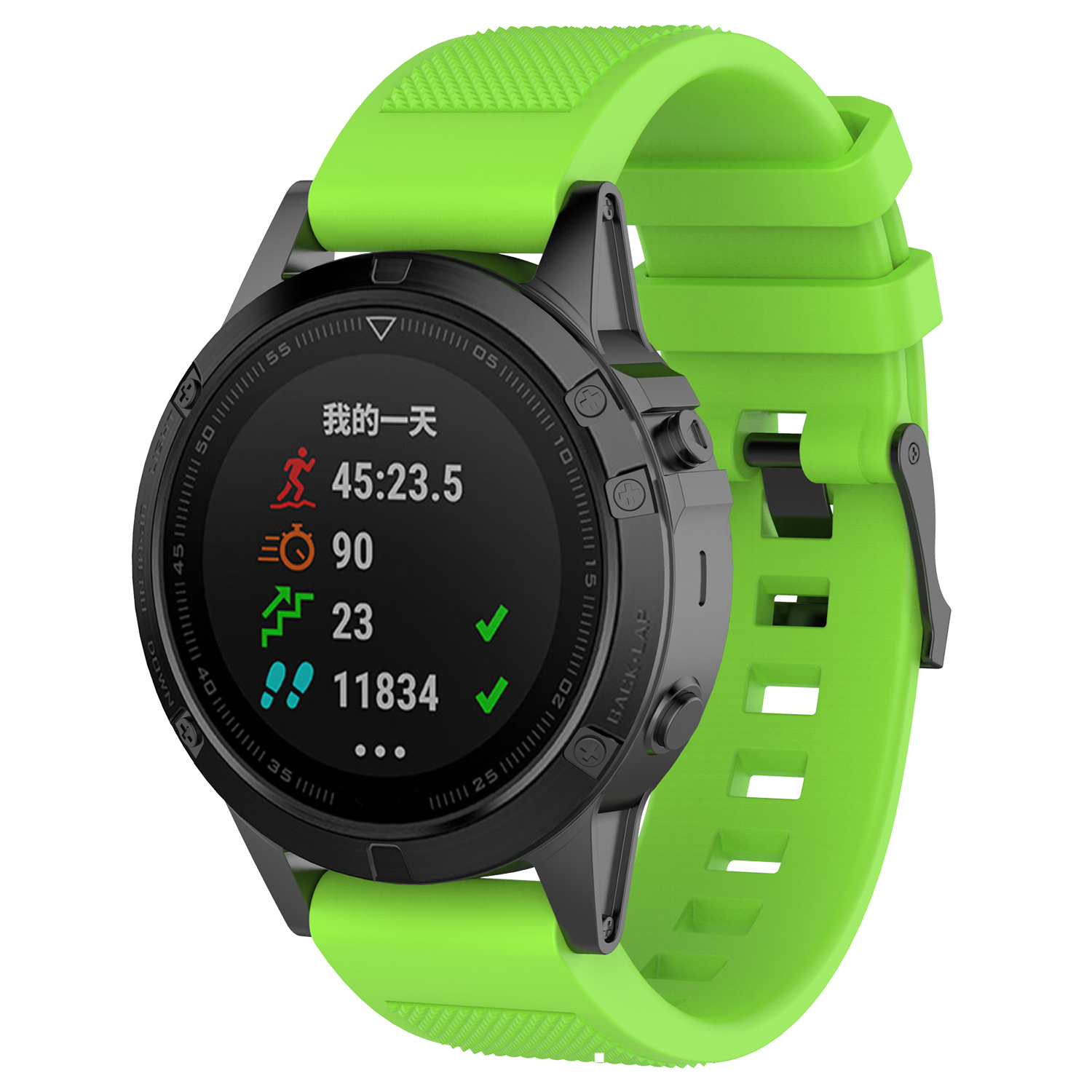 Bakeey-22mm-Quick-Release-Textured-Silicone-Replacement-Strap-Smart-Watch-Band-For-Garmin-Forerunner-1814098-20