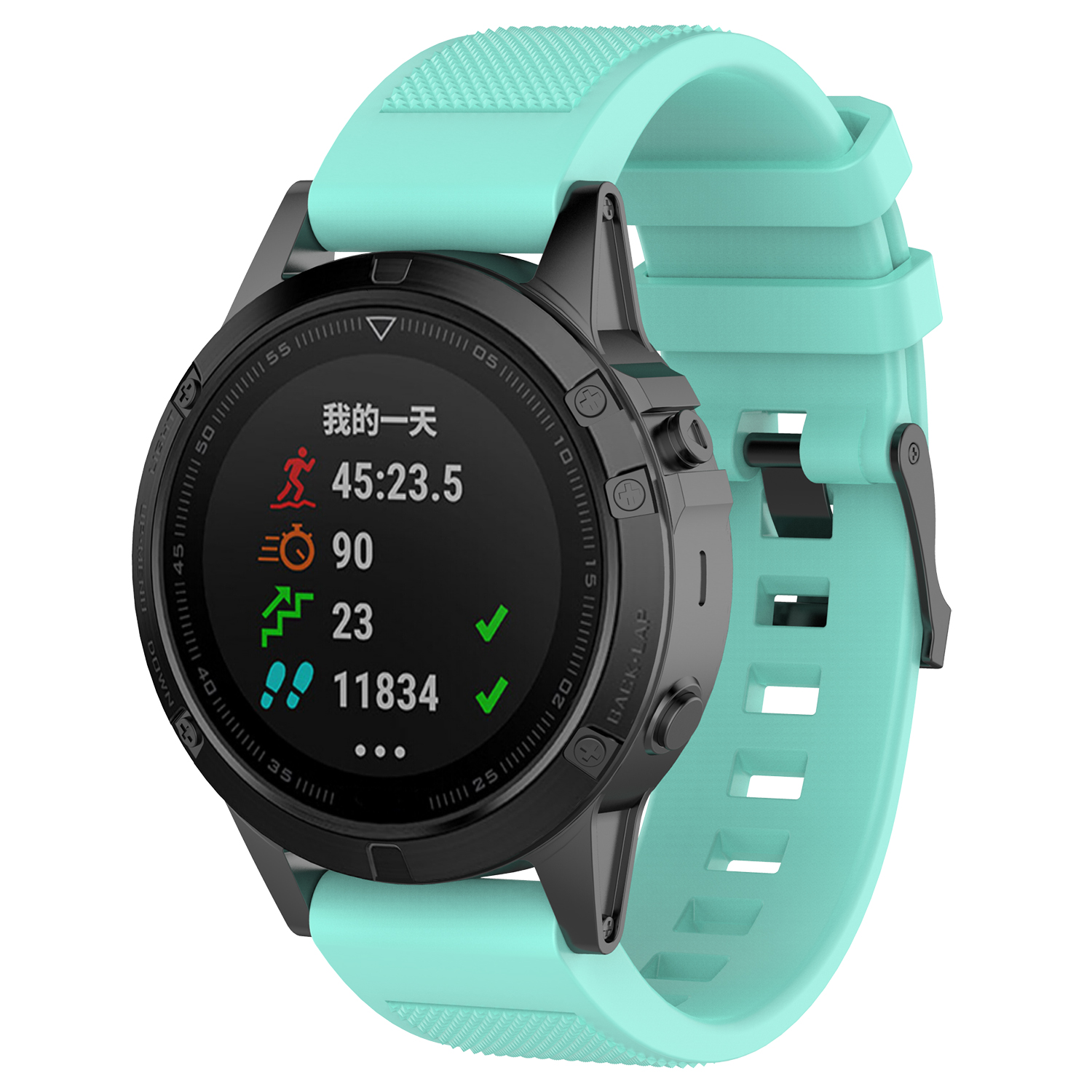 Bakeey-22mm-Quick-Release-Textured-Silicone-Replacement-Strap-Smart-Watch-Band-For-Garmin-Forerunner-1814098-26