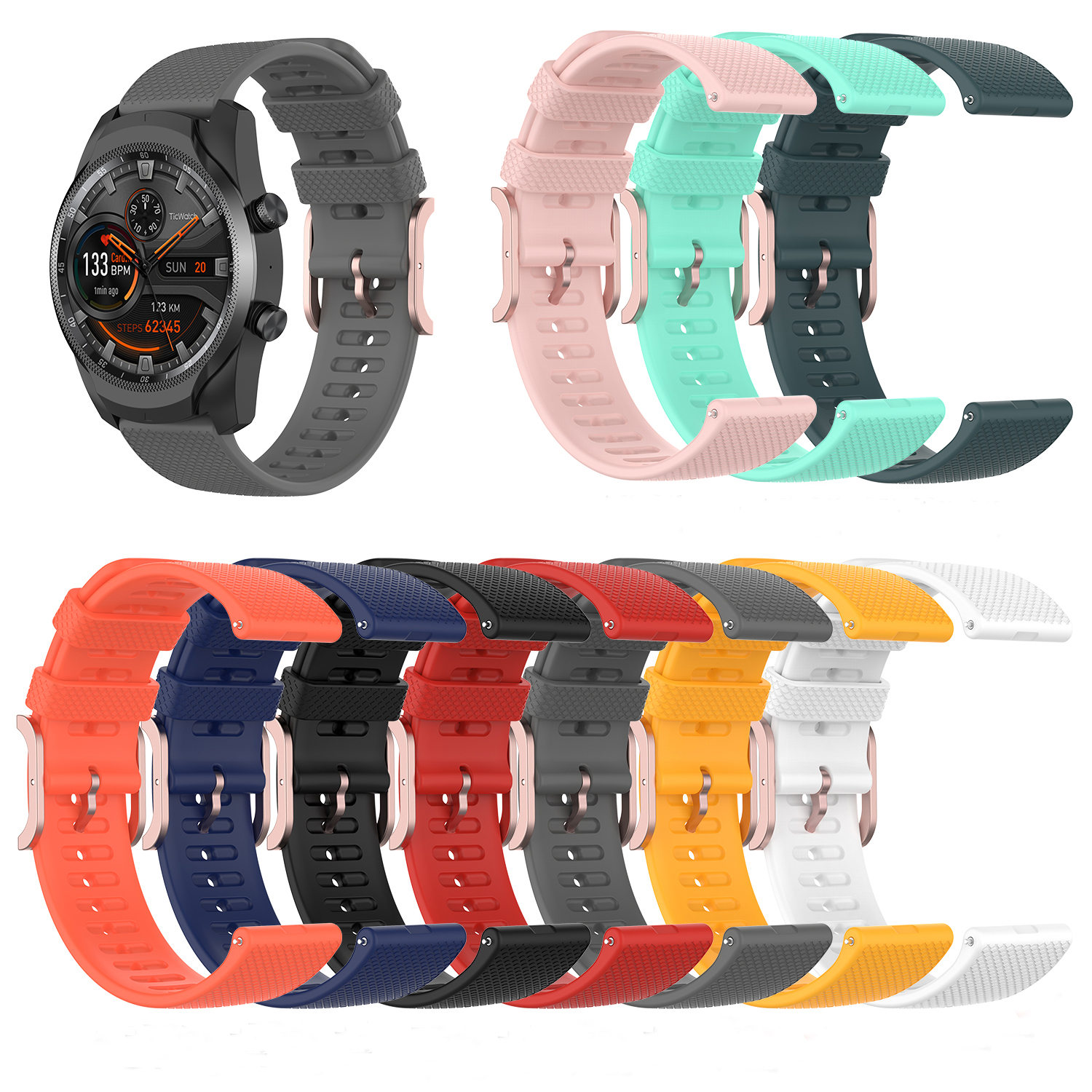 Bakeey-22mm-Silicone-Dot-Pattern-Smart-Watch-Band-Replacement-Strap-For-Ticwatch-pro2020Ticwatch-GTX-1723158-1