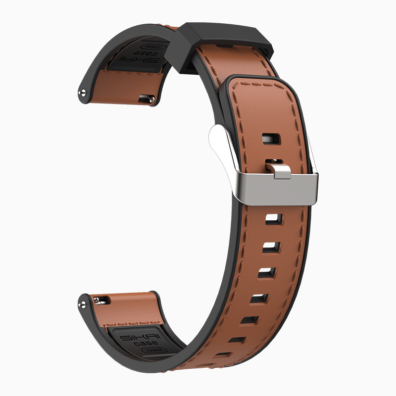 Bakeey-22mm-Silicone-Leather-Watch-Band-for-HUAWEI-Honor-GS-Pro-Smart-Watch-1768540-4