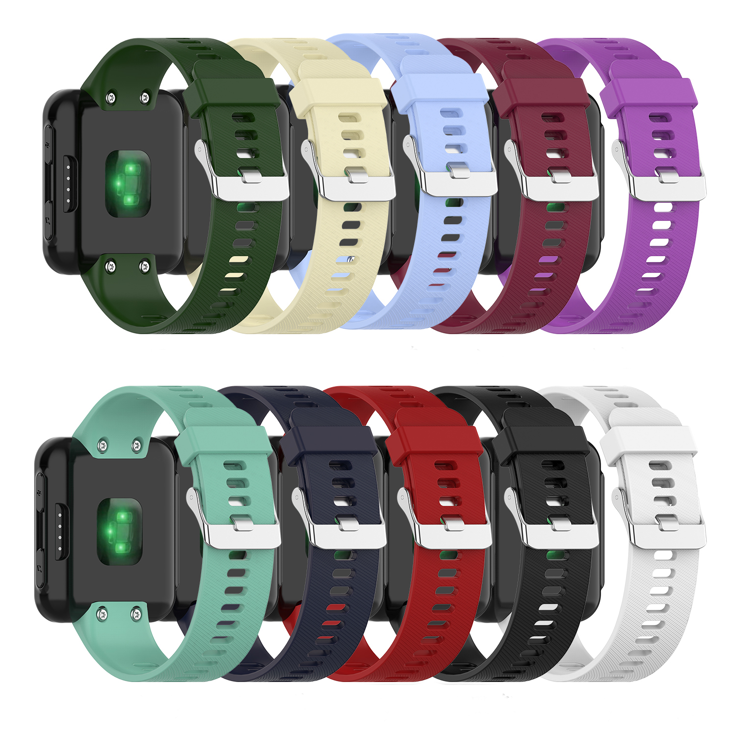 Bakeey-22mm-Silicone-Smart-Watch-Band-Replacement-Strap-For-Garmin-ForeAthlete-35JForerunner-35J-1723155-1