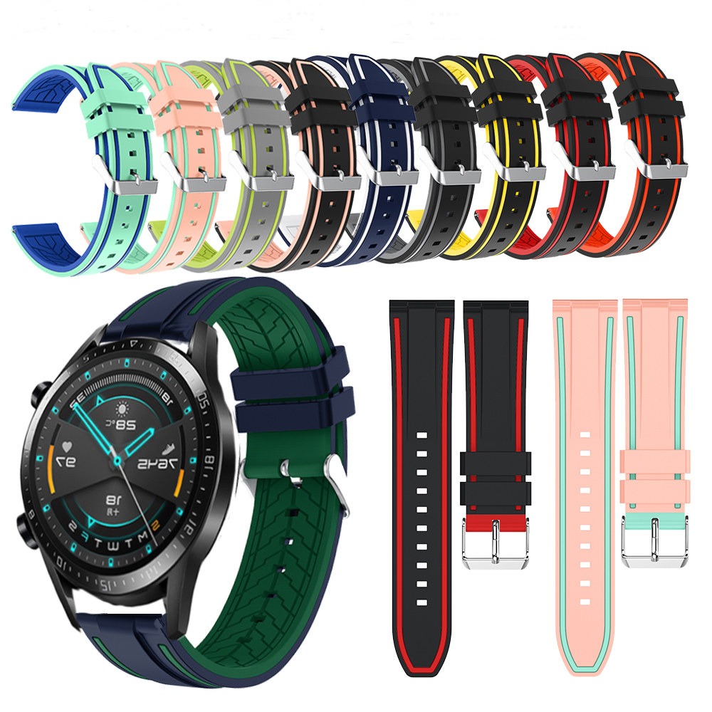 Bakeey-22mm-Silicone-Smart-Watch-Band-Replacement-Strap-For-Samsung-Gear-S3Huawei-Watch-GT-2-46MMAma-1702759-1