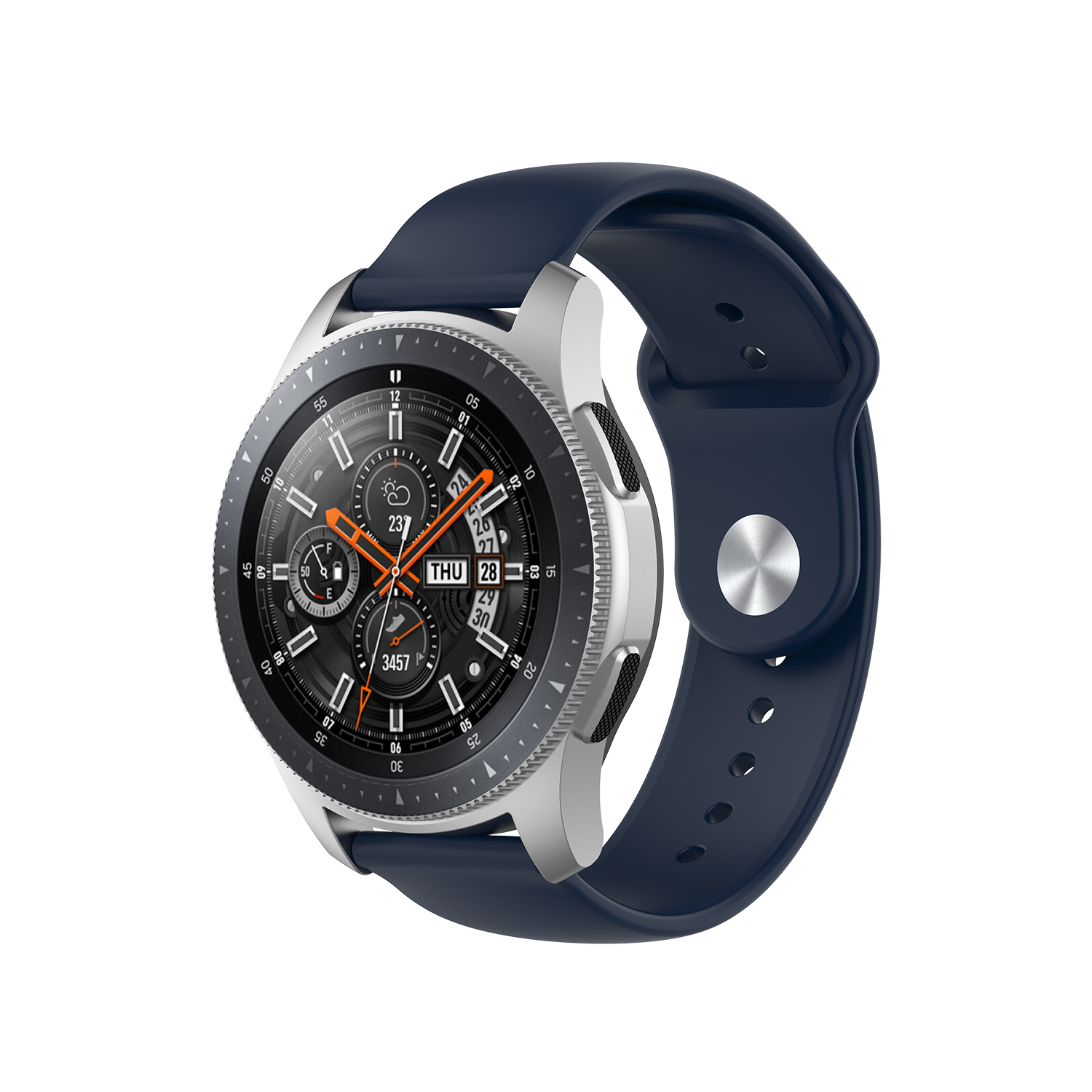 Bakeey-22mm-Solid-Color-SLR-Buckle-Silicone-Replacement-Strap-Smart-Watch-Band-For-Samsung-Galaxy-Wa-1814092-12