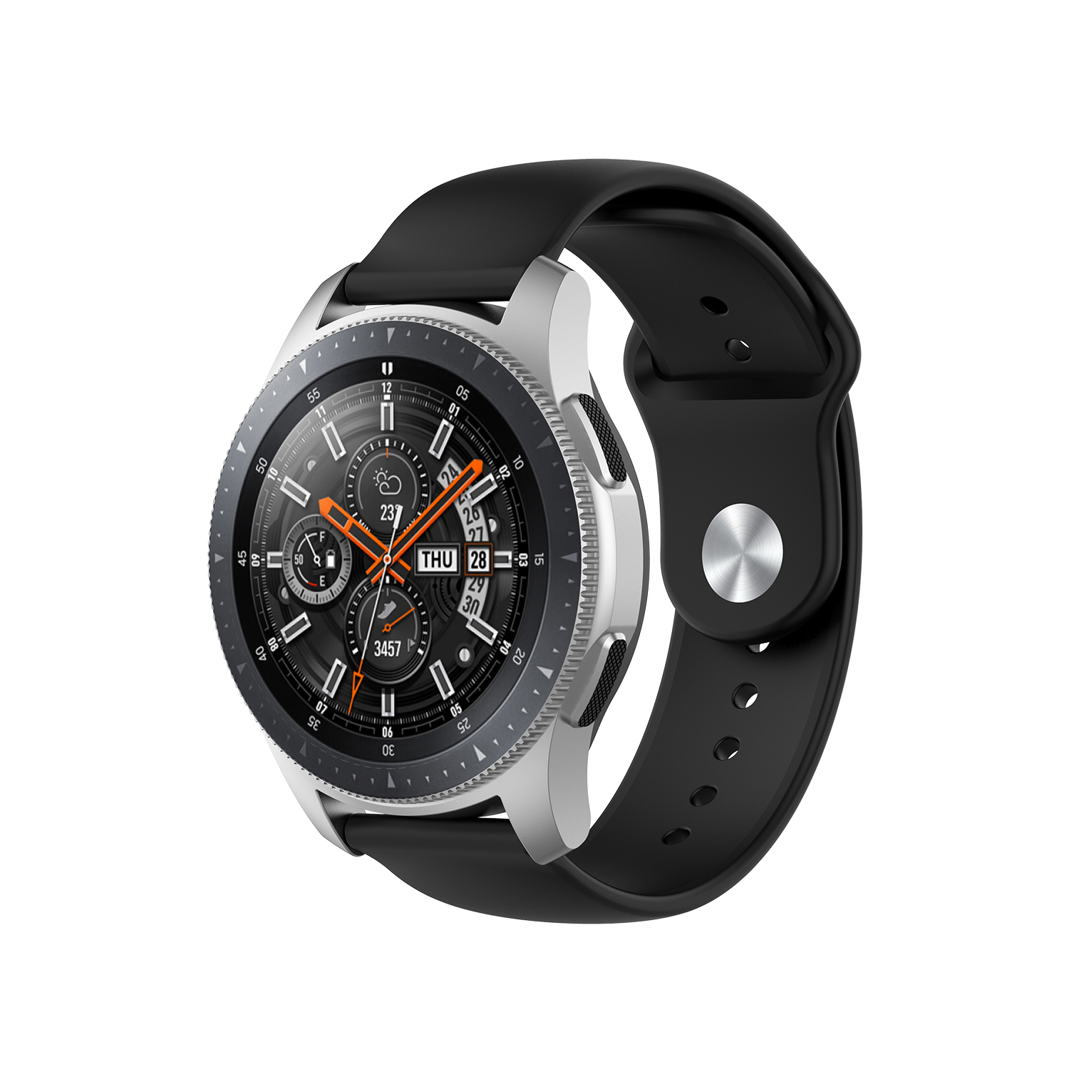 Bakeey-22mm-Solid-Color-SLR-Buckle-Silicone-Replacement-Strap-Smart-Watch-Band-For-Samsung-Galaxy-Wa-1814092-15