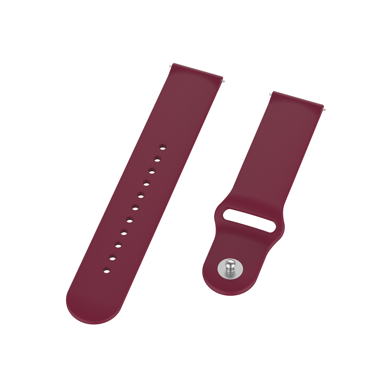Bakeey-22mm-Solid-Color-SLR-Buckle-Silicone-Replacement-Strap-Smart-Watch-Band-For-Samsung-Galaxy-Wa-1814092-20