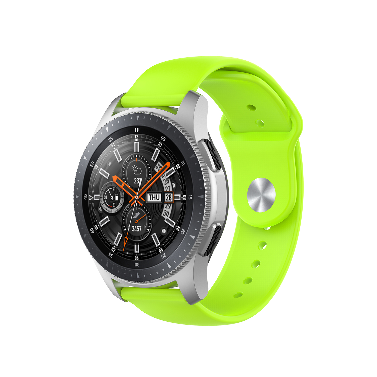 Bakeey-22mm-Solid-Color-SLR-Buckle-Silicone-Replacement-Strap-Smart-Watch-Band-For-Samsung-Galaxy-Wa-1814092-30