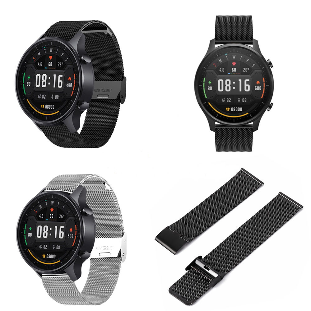 Bakeey-22mm-Stainless-Steel-Smart-Watch-Band-For-Xiaomi-Watch-Color-Non-original-1652530-1