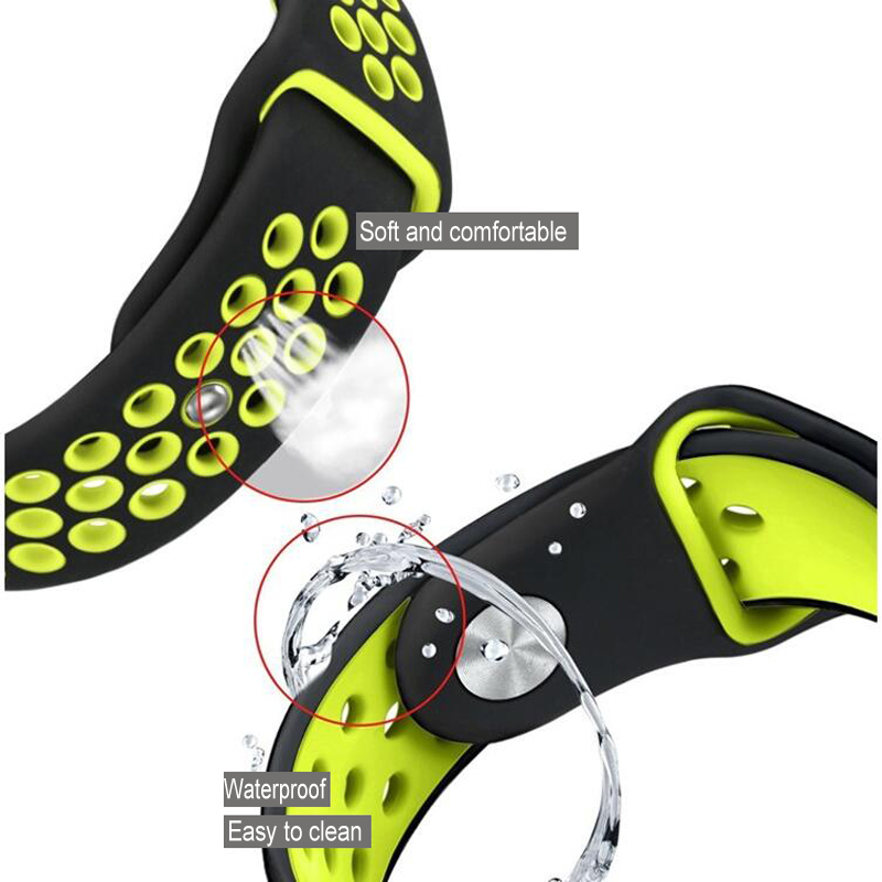 Bakeey-22mm-Stomata-Silicone-Smart-Watch-Band-For-Xiaomi-Watch-Color-Non-original-1648206-10