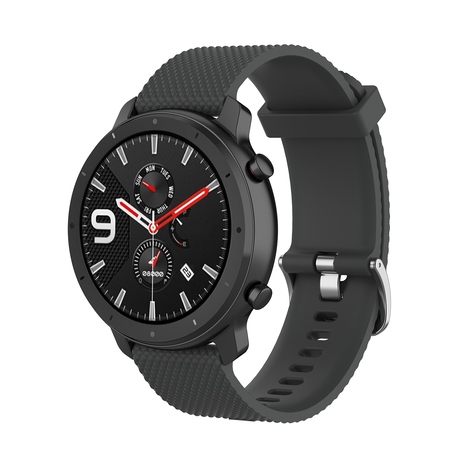 Bakeey-22mm-Texture-Silicone-Replacement-Strap-Smart-Watch-Band-For-Amazfit-GTR-47MM-1814088-13