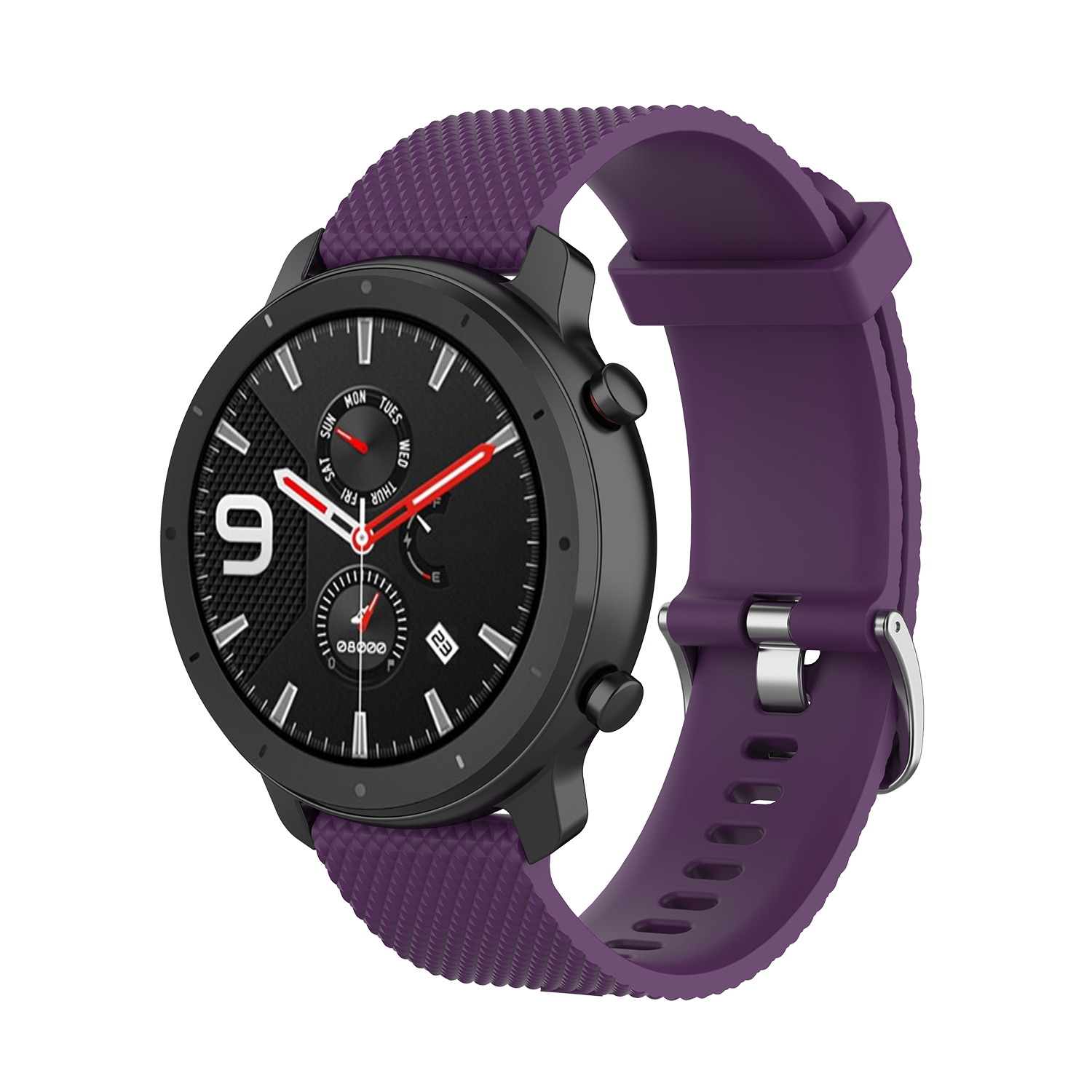 Bakeey-22mm-Texture-Silicone-Replacement-Strap-Smart-Watch-Band-For-Amazfit-GTR-47MM-1814088-21