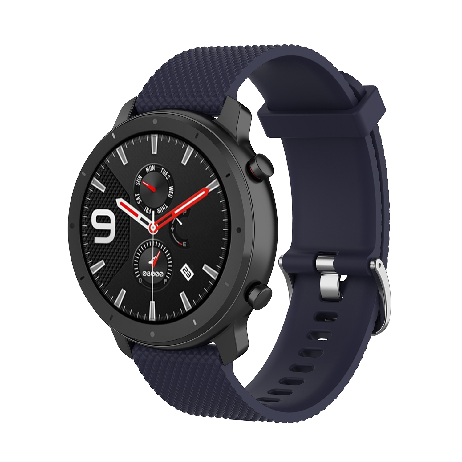 Bakeey-22mm-Texture-Silicone-Replacement-Strap-Smart-Watch-Band-For-Amazfit-GTR-47MM-1814088-7