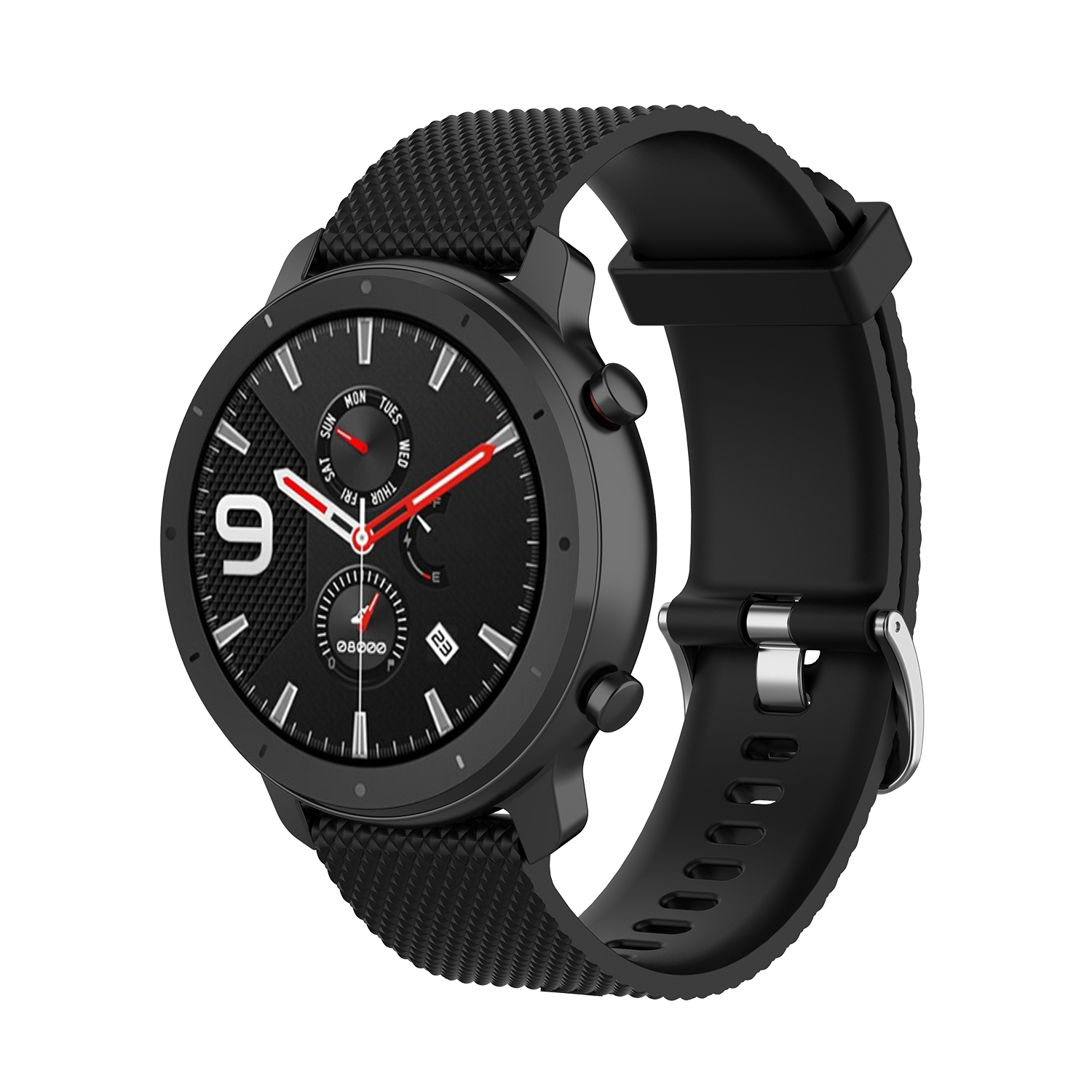 Bakeey-22mm-Texture-Silicone-Replacement-Strap-Smart-Watch-Band-For-Amazfit-GTR-47MM-1814088-9