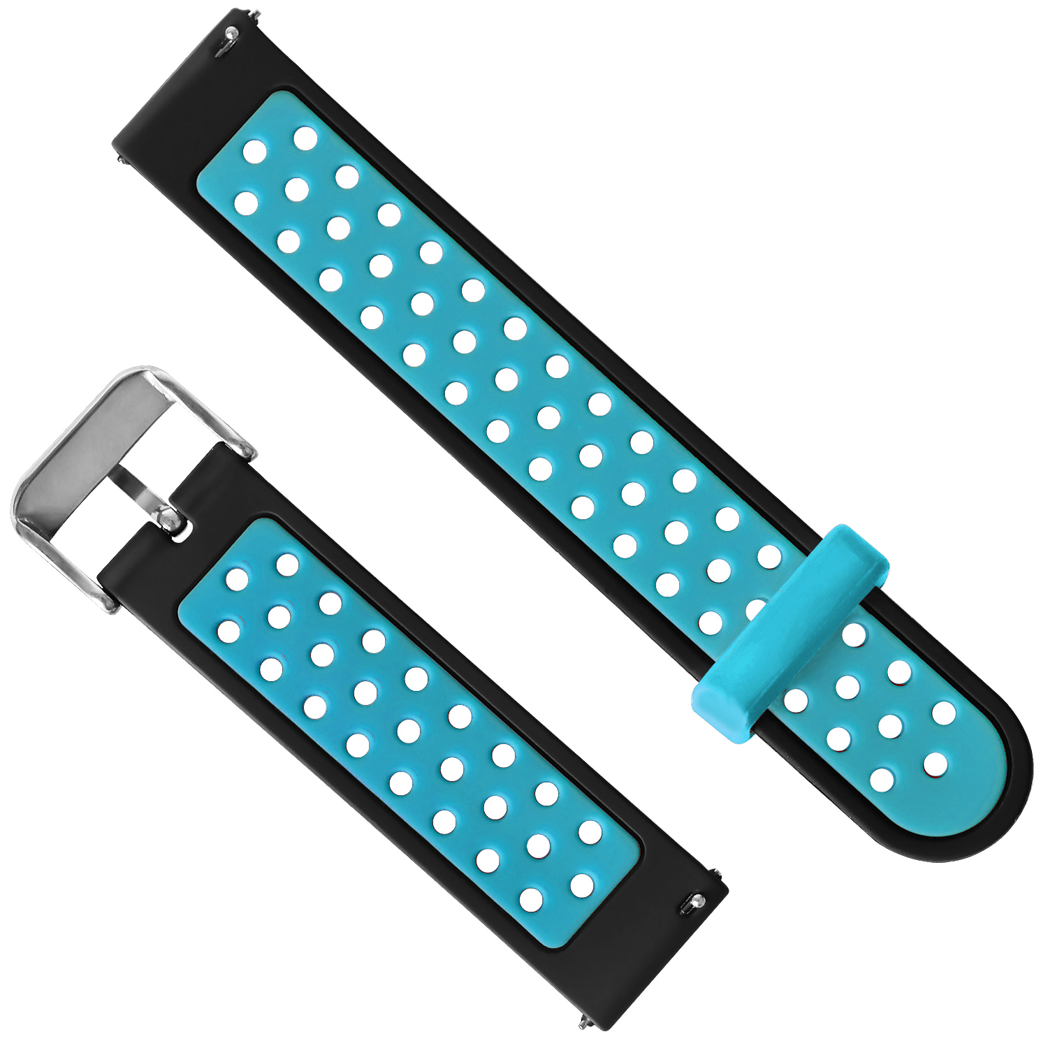 Bakeey-22mm-Two-color-Breathable-Pin-Buckle-Silicone-Smart-Watch-Band-Replacement-Strap-For-Xiaomi-H-1705455-4
