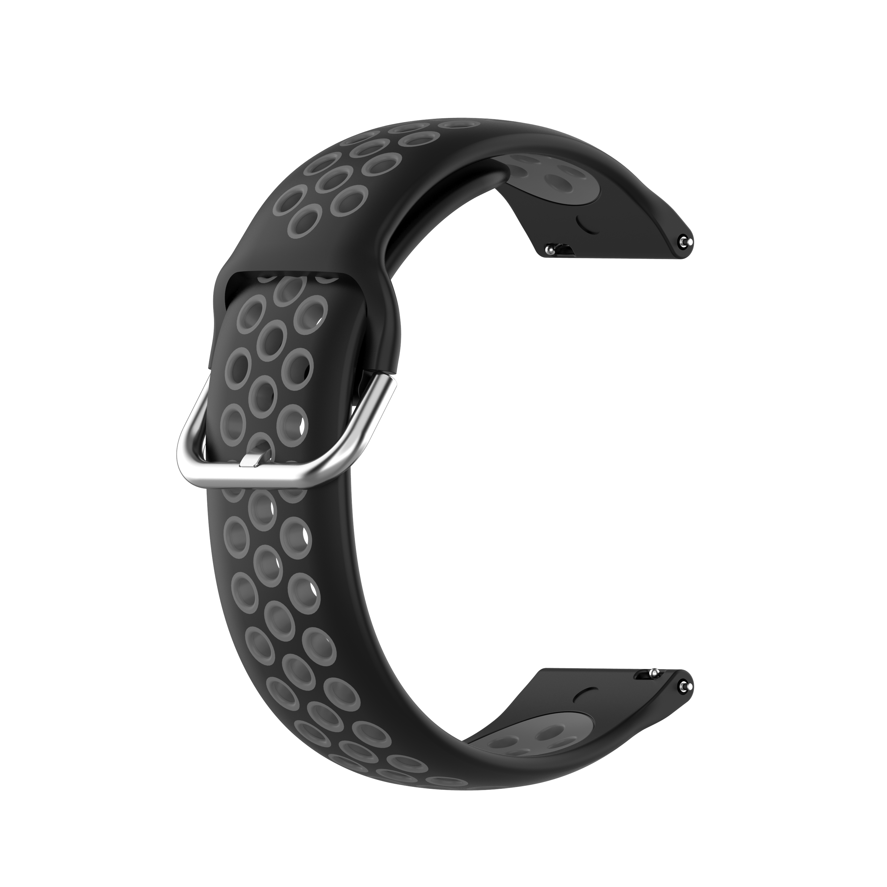 Bakeey-22mm-Two-color-Buckle-Strap-Stoma-Silicone-Replacement-Strap-For-Huawei-Watch-GT2-46MM-1815966-12