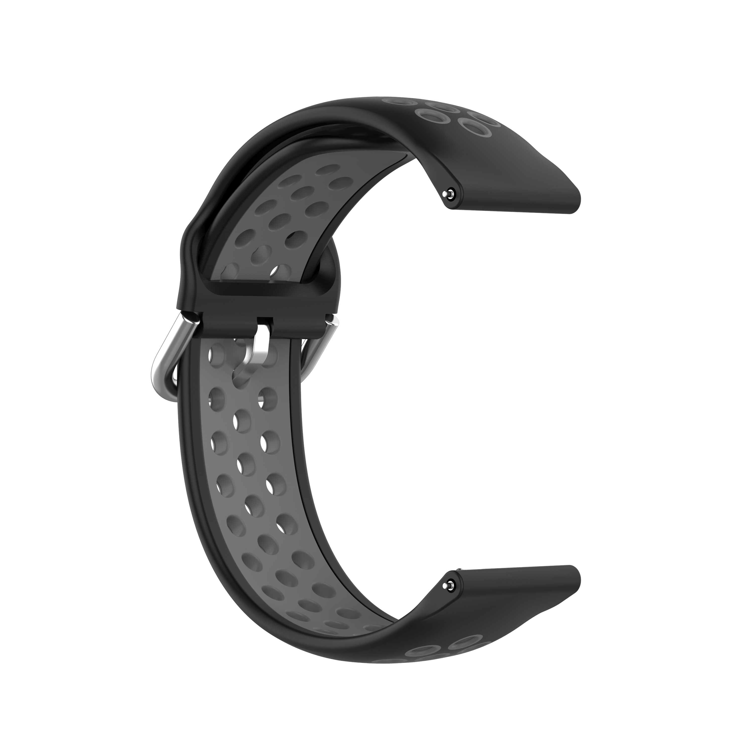Bakeey-22mm-Two-color-Buckle-Strap-Stoma-Silicone-Replacement-Strap-For-Huawei-Watch-GT2-46MM-1815966-13