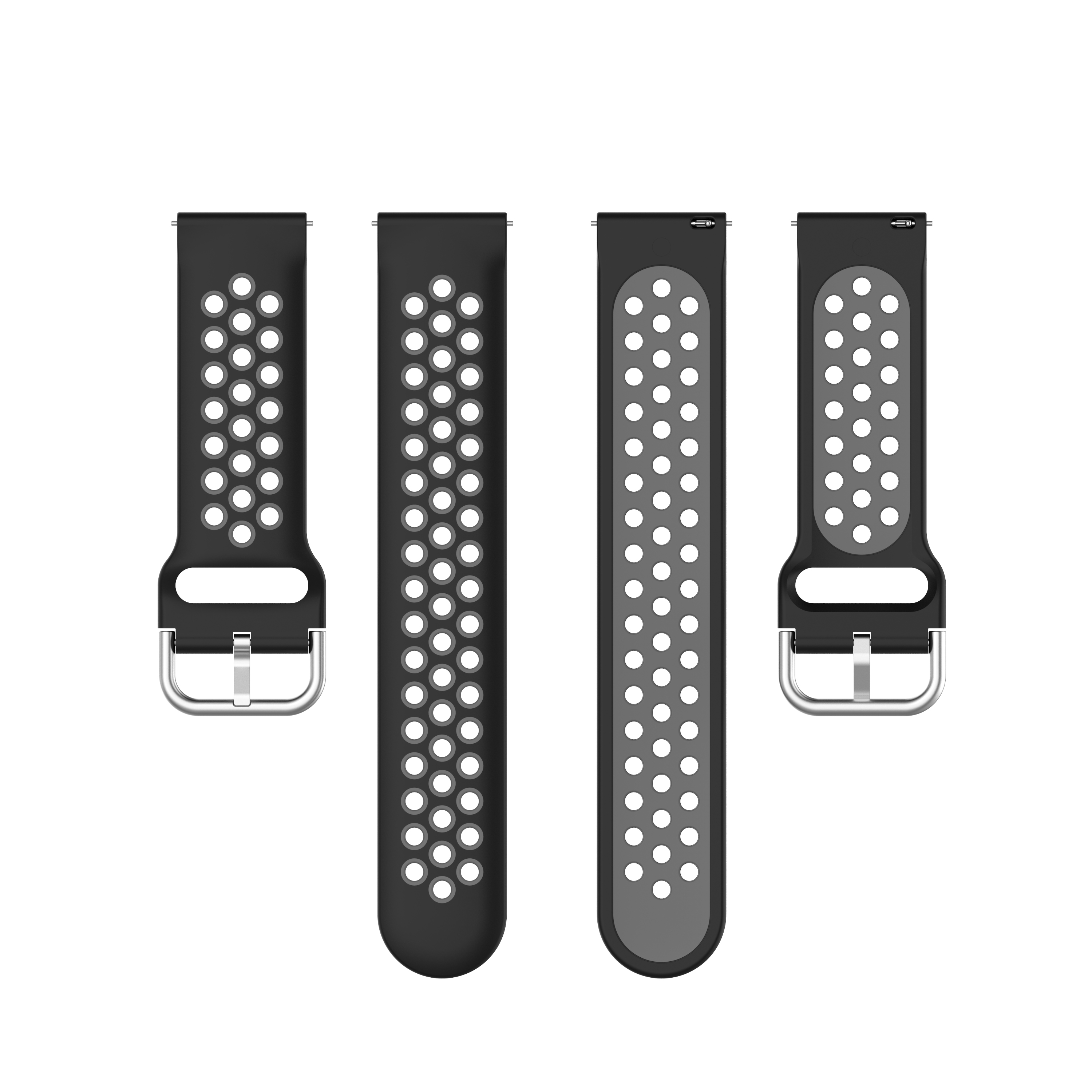 Bakeey-22mm-Two-color-Buckle-Strap-Stoma-Silicone-Replacement-Strap-For-Huawei-Watch-GT2-46MM-1815966-14