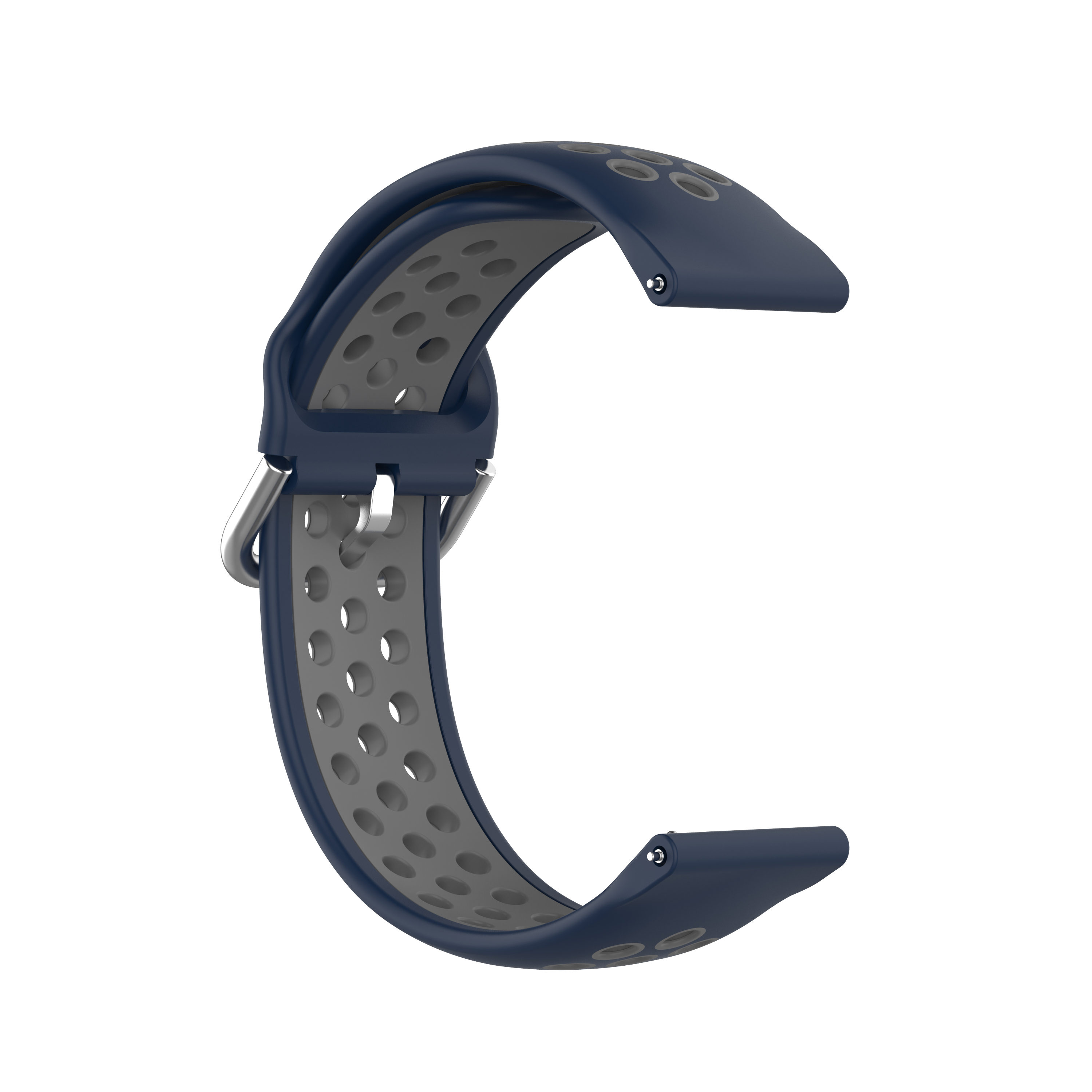 Bakeey-22mm-Two-color-Buckle-Strap-Stoma-Silicone-Replacement-Strap-For-Huawei-Watch-GT2-46MM-1815966-22