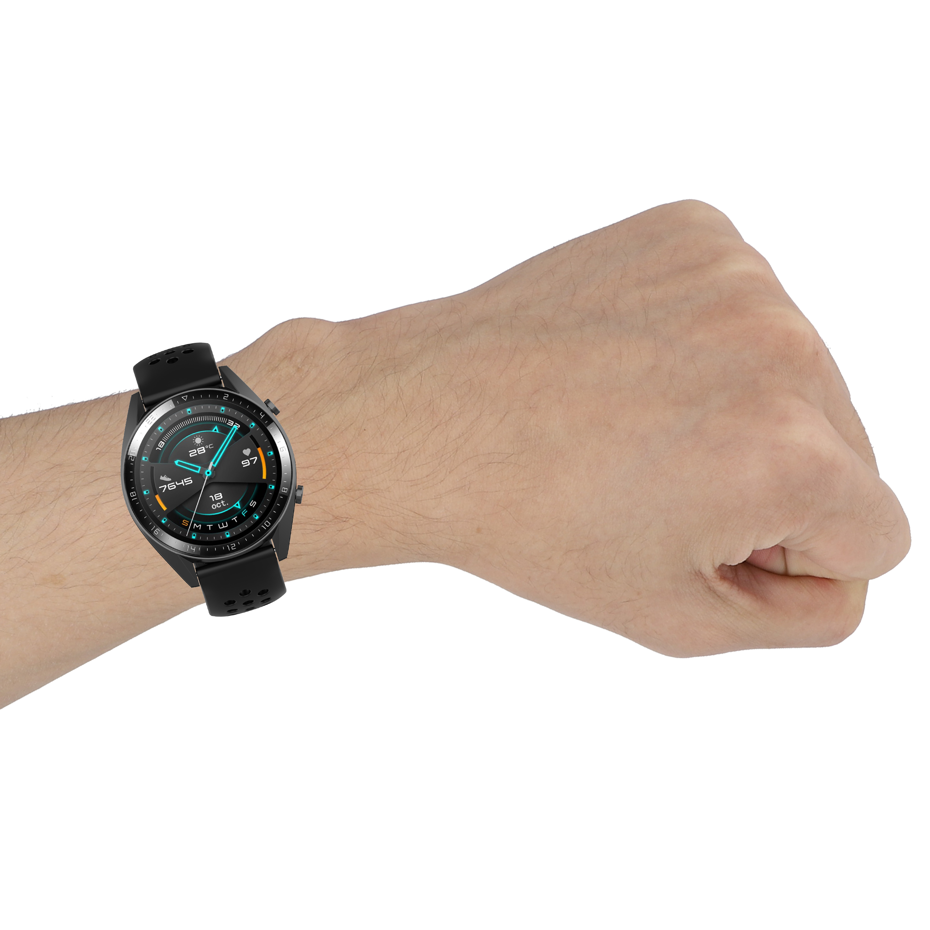 Bakeey-22mm-Universal-Pure-Color-Watch-Band-Silicone-Watch-Strap-Replacement-for-Haylou-Solar--Huawe-1730943-14