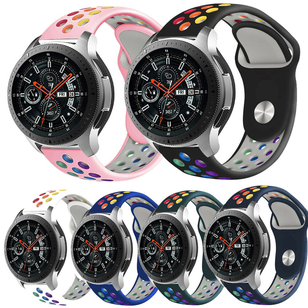 Bakeey-22mm-Universal-Replacement-Rainbow-Silicone-Watch-Band-Strap-for-Haylou-Solar-LS05-Watch--Hua-1735087-1