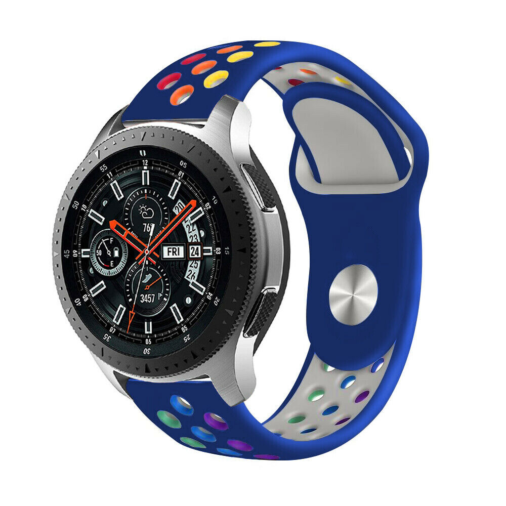 Bakeey-22mm-Universal-Replacement-Rainbow-Silicone-Watch-Band-Strap-for-Haylou-Solar-LS05-Watch--Hua-1735087-5