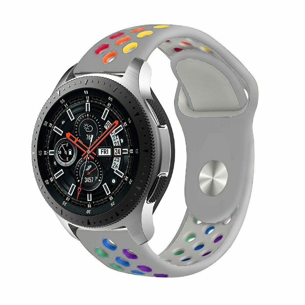 Bakeey-22mm-Universal-Replacement-Rainbow-Silicone-Watch-Band-Strap-for-Haylou-Solar-LS05-Watch--Hua-1735087-6
