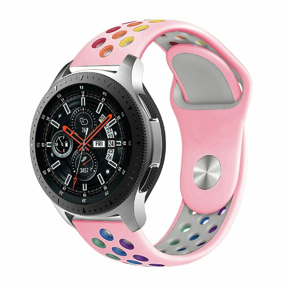Bakeey-22mm-Universal-Replacement-Rainbow-Silicone-Watch-Band-Strap-for-Haylou-Solar-LS05-Watch--Hua-1735087-9