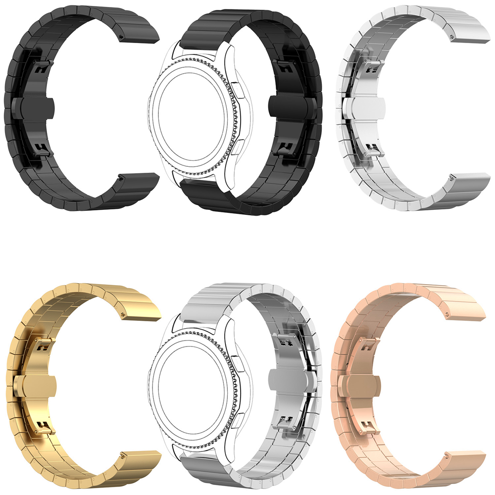 Bakeey-22mm-Universal-Stainless-Steel-Watch-Band-for-Amazfit-PaceStratos-Smart-Watch-1587351-1
