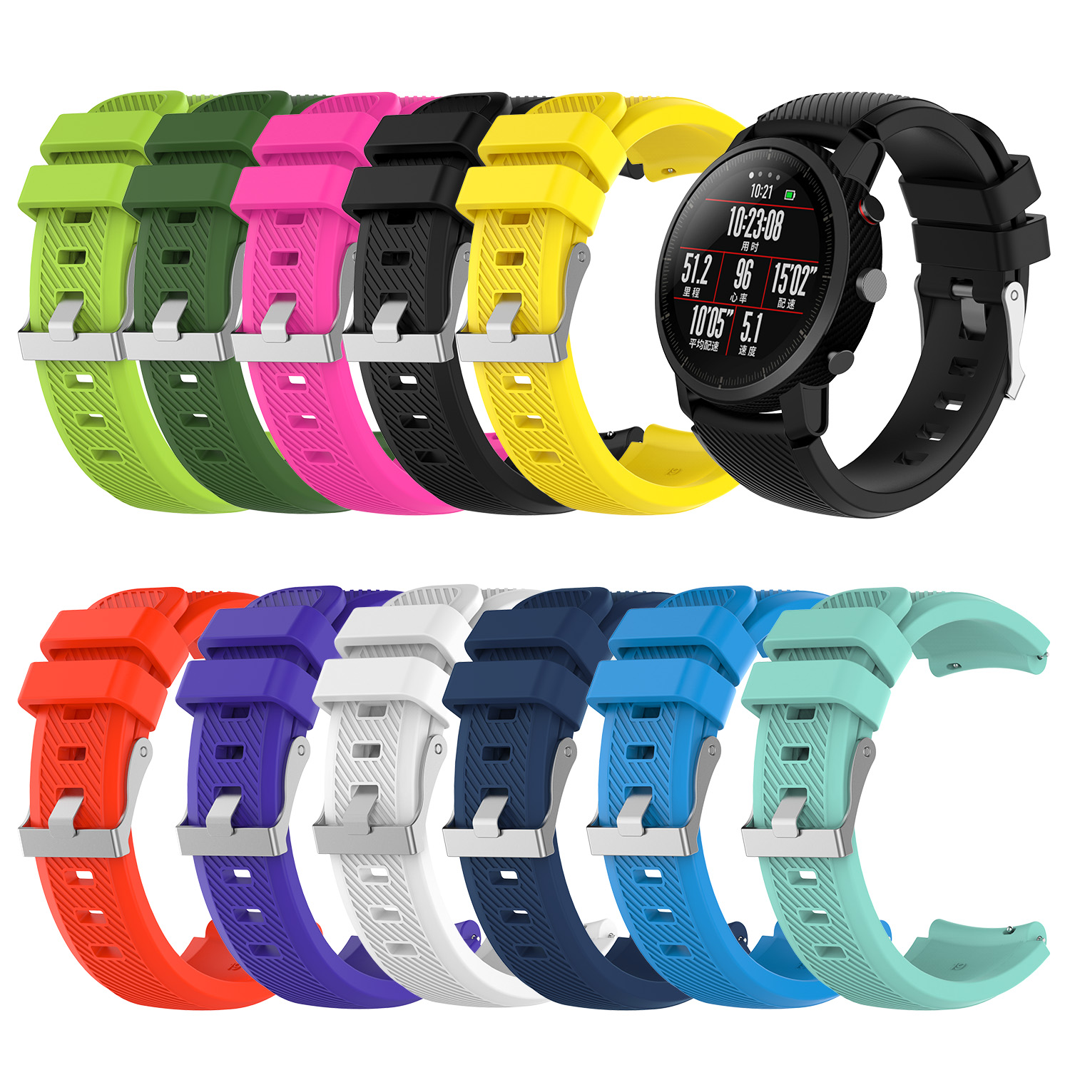 Bakeey-22mm-Universal-Watch-Band-Silicone-Watch-Strap-Replacement-for-HUAWEI-Watch-GT-1730954-1