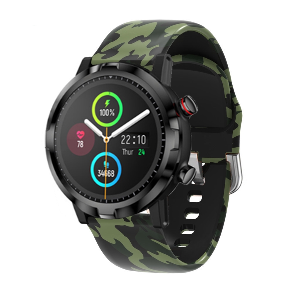 Bakeey-22mm-Width-Colorful-Painting-Comfortable-Silicone-Watch-Band-Strap-Replacement-for-Haylou-LS0-1840336-8