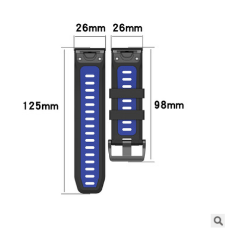 Bakeey-26MM-Colorful-Watch-Strap-for-Garmin-Fenix-6X-Smart-Watch-1750217-5