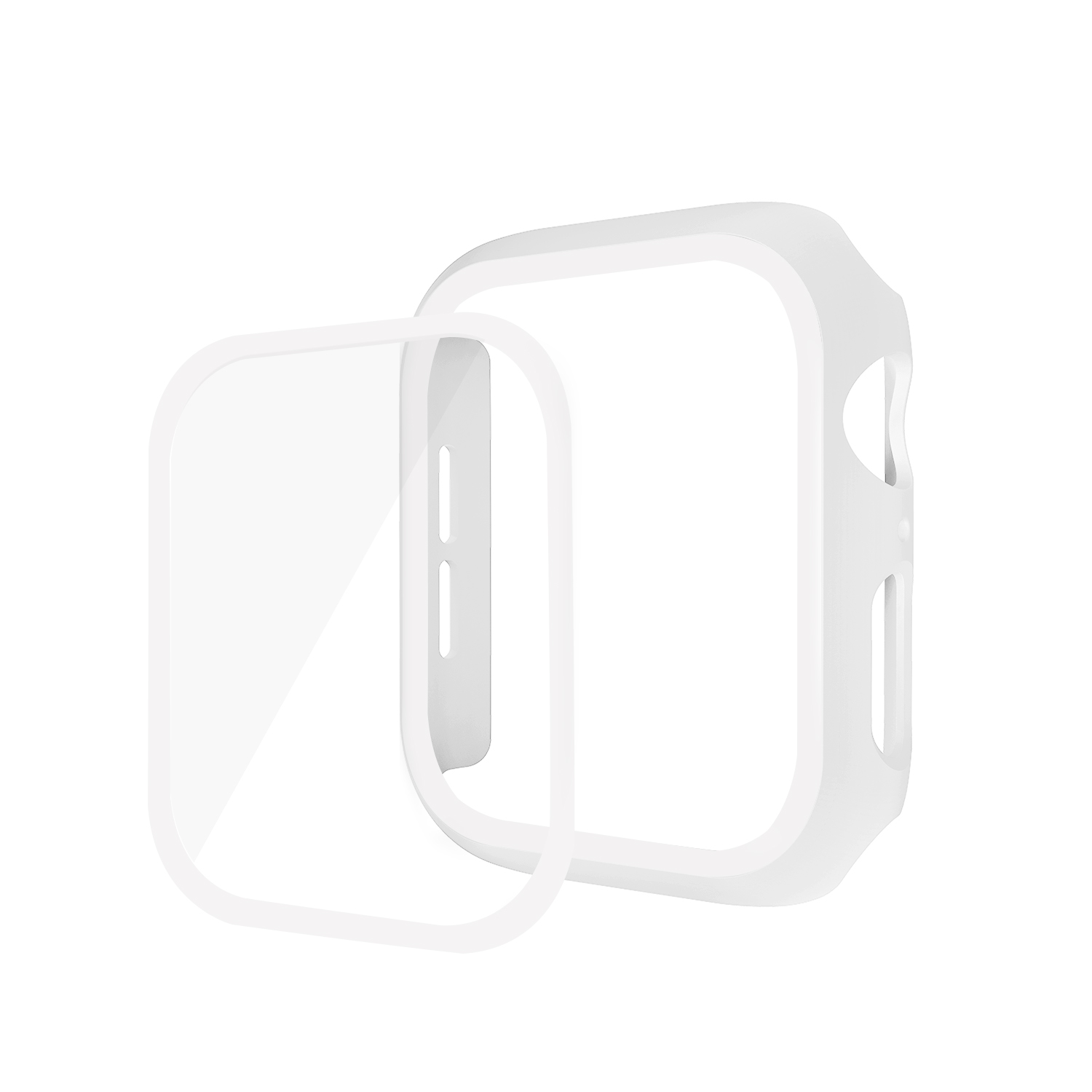 Bakeey-38404244mm-Shockproof-Anti-Scratch-PC--HD-Clear-Tempered-Glass-Full-Cover-Watch-Case-Cover-fo-1898203-10