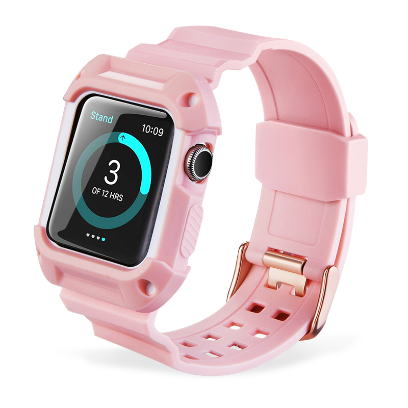 Bakeey-3842mm-Watch-Protector-Case-with-Watch-Band-for-Apple-Smart-Watch-1453162-7