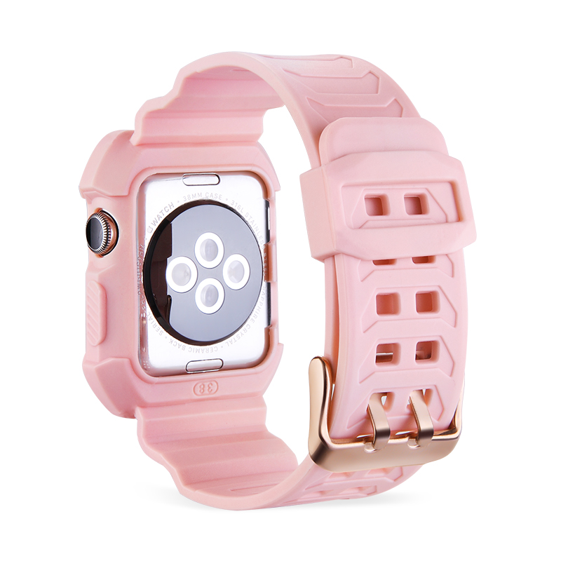 Bakeey-3842mm-Watch-Protector-Case-with-Watch-Band-for-Apple-Smart-Watch-1453162-8
