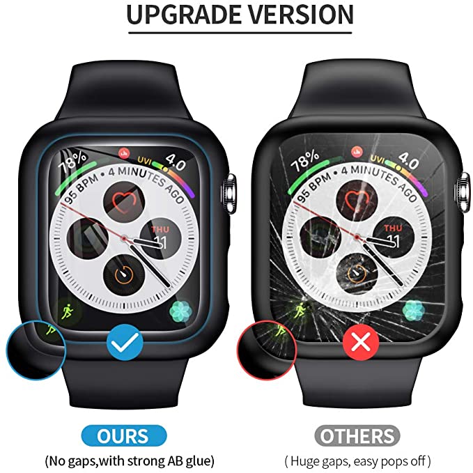 Bakeey-40mm44mm-Tempered-Glass-Screen-Protector--Hard-PC-Bumper-Cover-For-Apple-Watch-Series-6-SESer-1816773-5