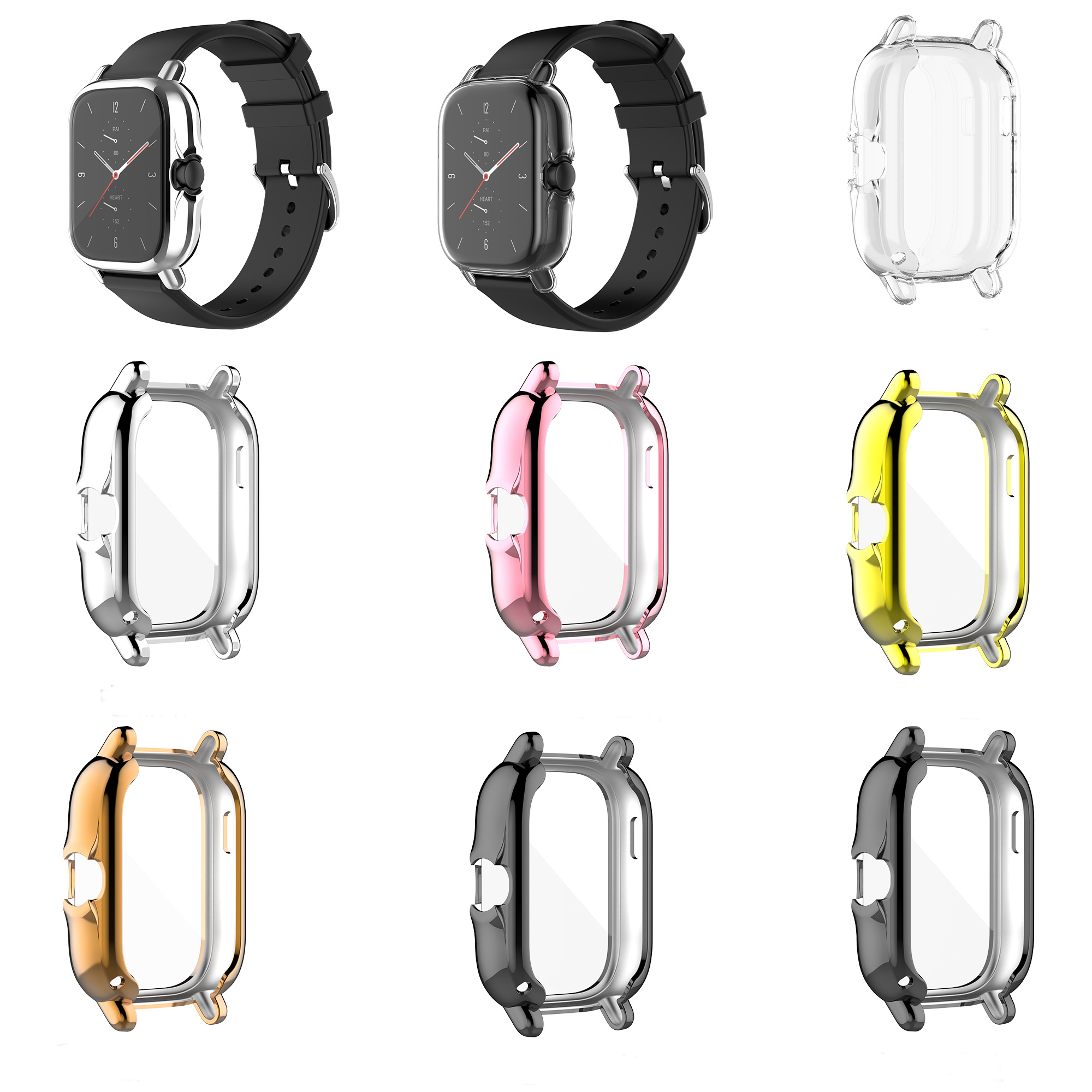 Bakeey-All-inclusive-TPU-Watch-Case-Cover-Watch-Protector-For-Amazfit-GTS-2-1777406-1