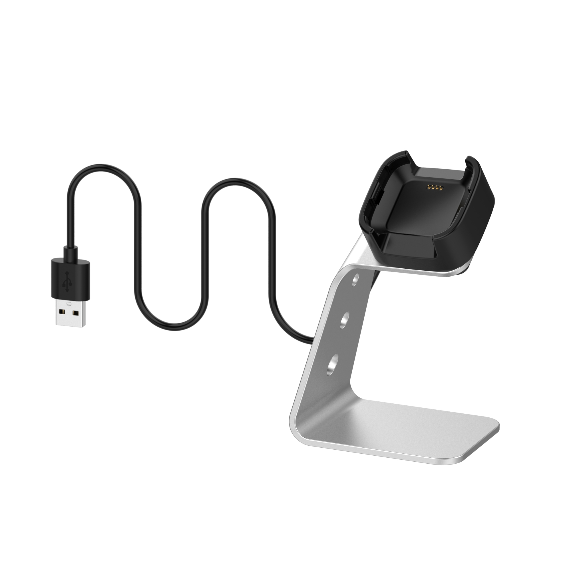 Bakeey-Aluminum-Alloy-Charging-Base-Fast-Charge-Chip-Protection-360-Rotated-Smart-Watch-Charger-For--1793842-18
