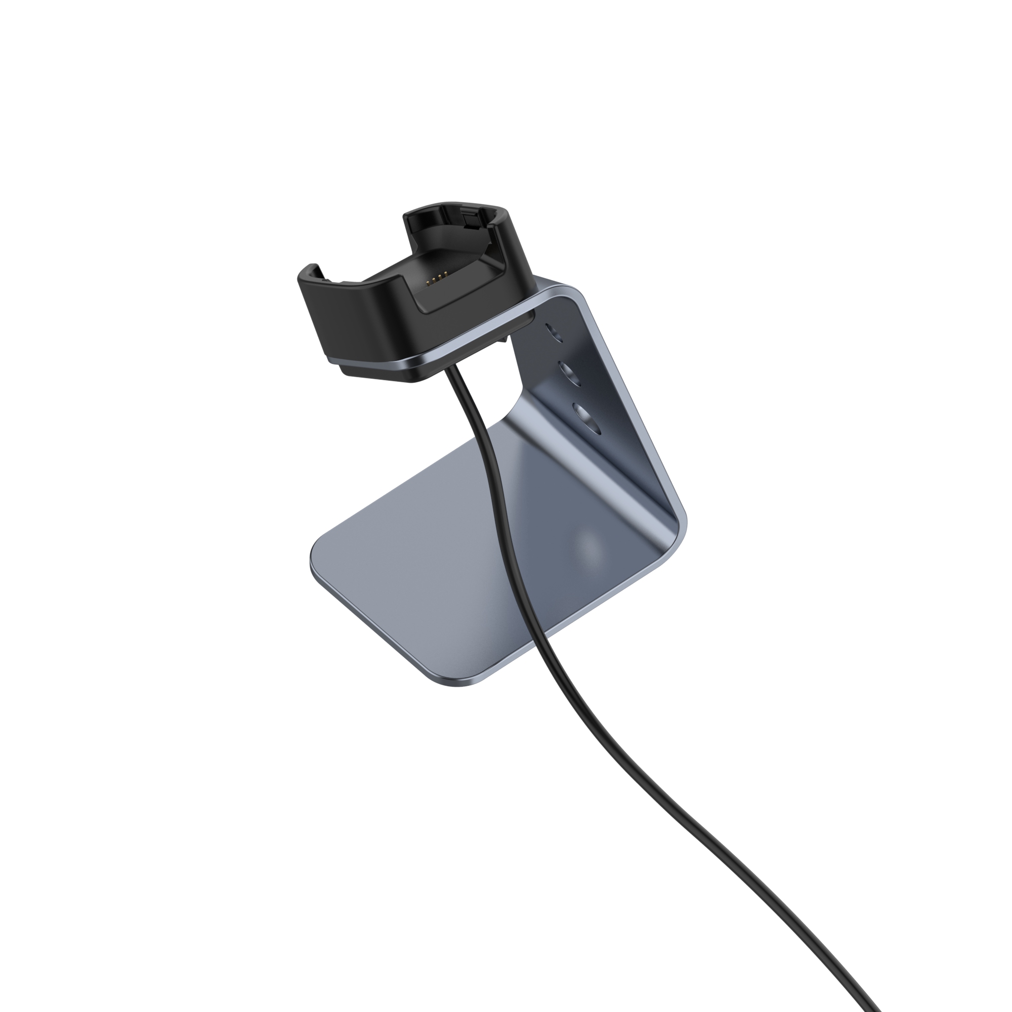 Bakeey-Aluminum-Alloy-Charging-Base-Fast-Charge-Chip-Protection-360-Rotated-Smart-Watch-Charger-For--1793842-5