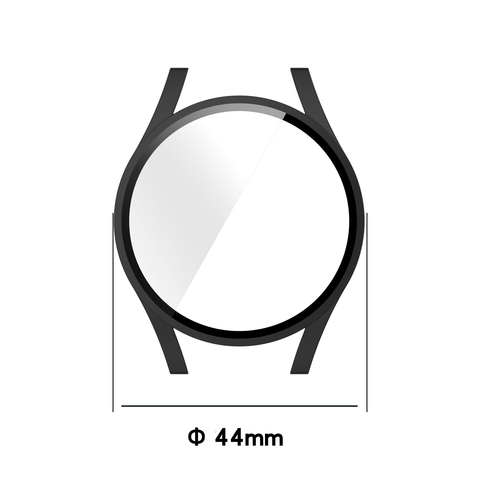 Bakeey-Anti-Scratch-Shockproof-PCHD-Clear-Tempered-Glass-Full-Cover-Watch-Case-Cover-for-Samsung-Gal-1892823-16