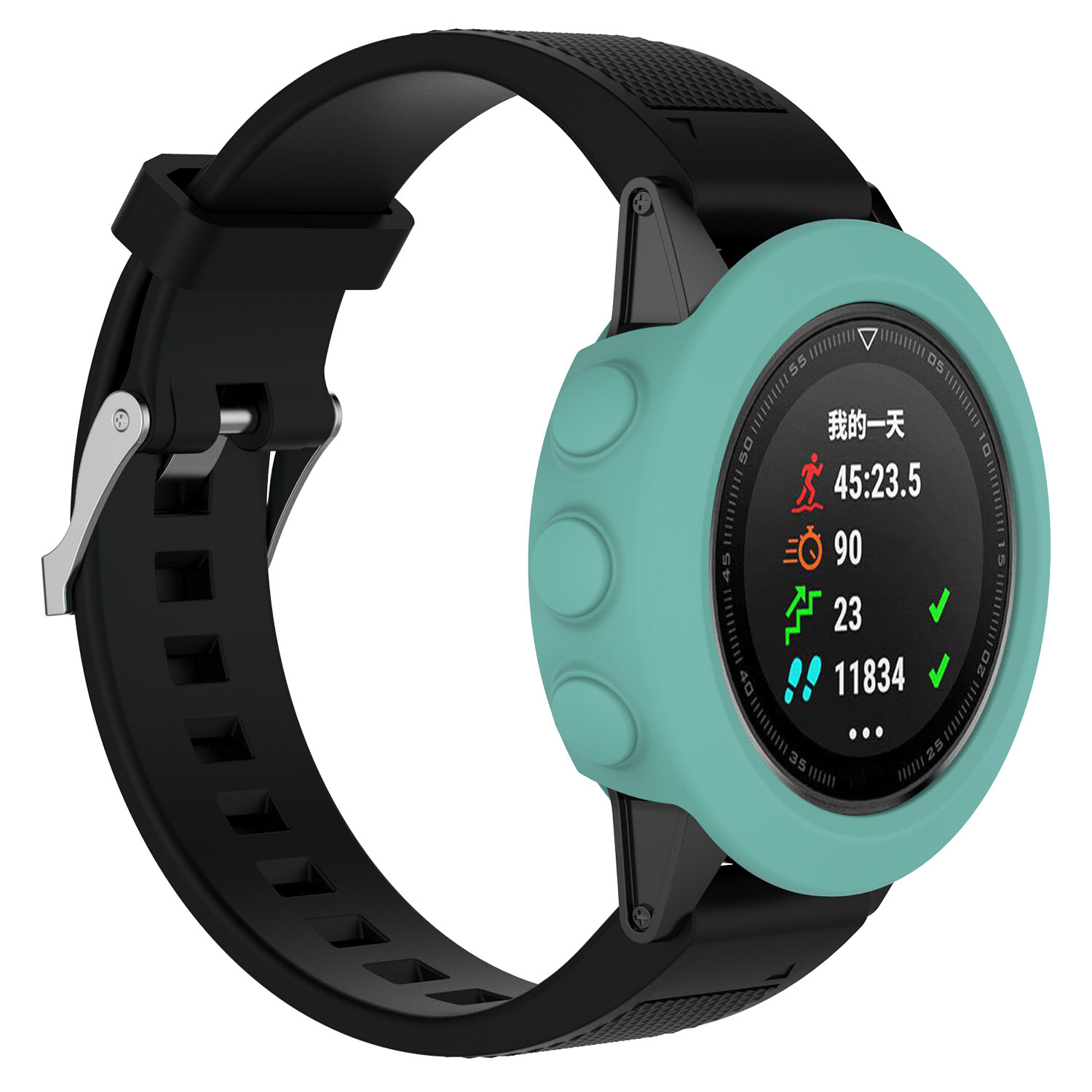 Bakeey-Anti-Scratch-Shockproof-Soft-Silicone-Watch-Case-Cover-for-Garmin-Fenix-5S--Fenix-5--Fenix-5X-1747372-15
