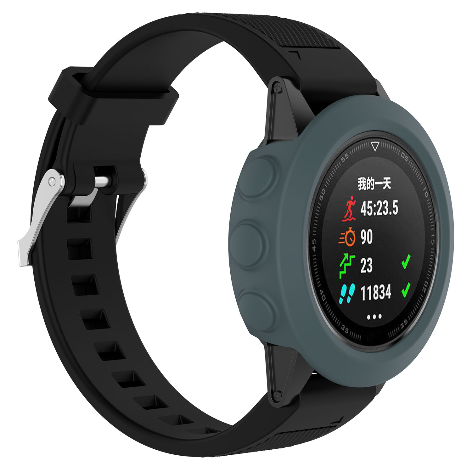 Bakeey-Anti-Scratch-Shockproof-Soft-Silicone-Watch-Case-Cover-for-Garmin-Fenix-5S--Fenix-5--Fenix-5X-1747372-21