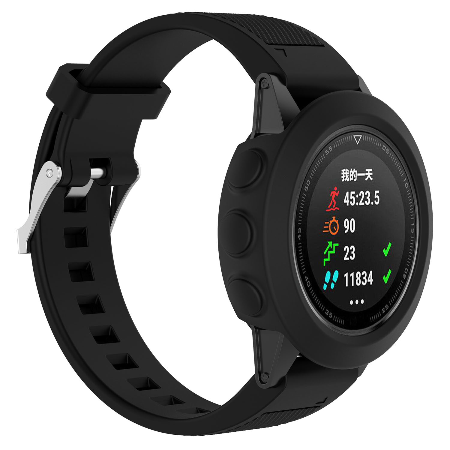 Bakeey-Anti-Scratch-Shockproof-Soft-Silicone-Watch-Case-Cover-for-Garmin-Fenix-5S--Fenix-5--Fenix-5X-1747372-24