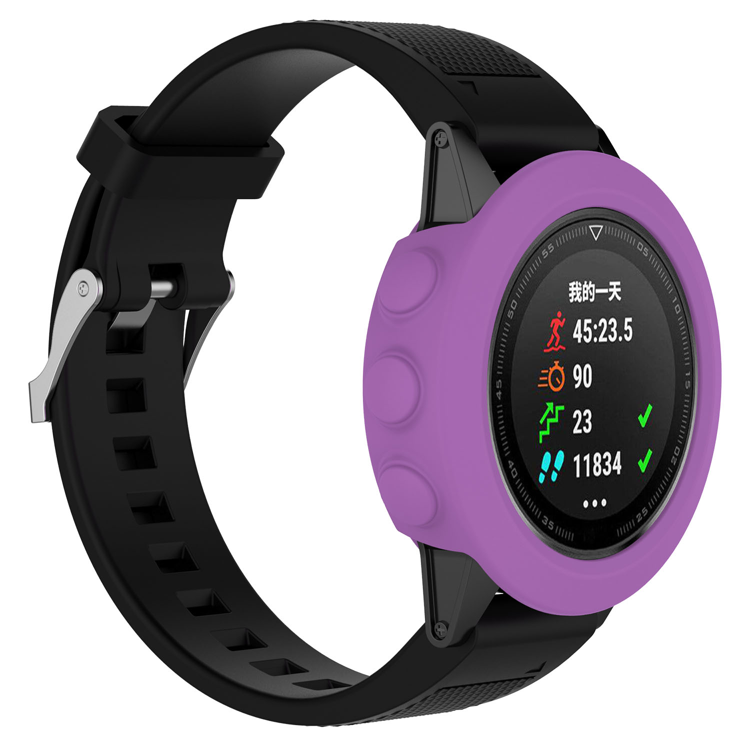 Bakeey-Anti-Scratch-Shockproof-Soft-Silicone-Watch-Case-Cover-for-Garmin-Fenix-5S--Fenix-5--Fenix-5X-1747372-27