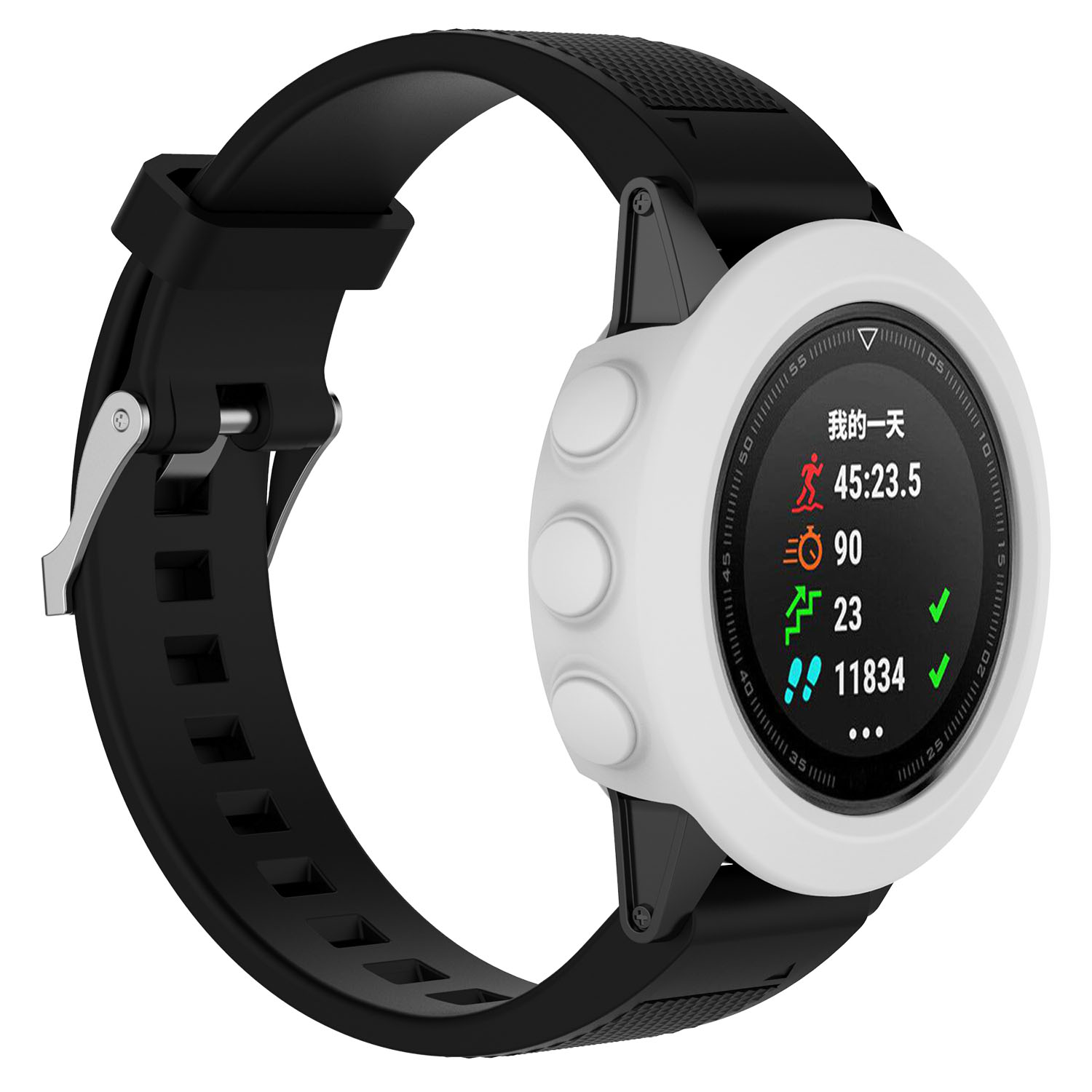 Bakeey-Anti-Scratch-Shockproof-Soft-Silicone-Watch-Case-Cover-for-Garmin-Fenix-5S--Fenix-5--Fenix-5X-1747372-6