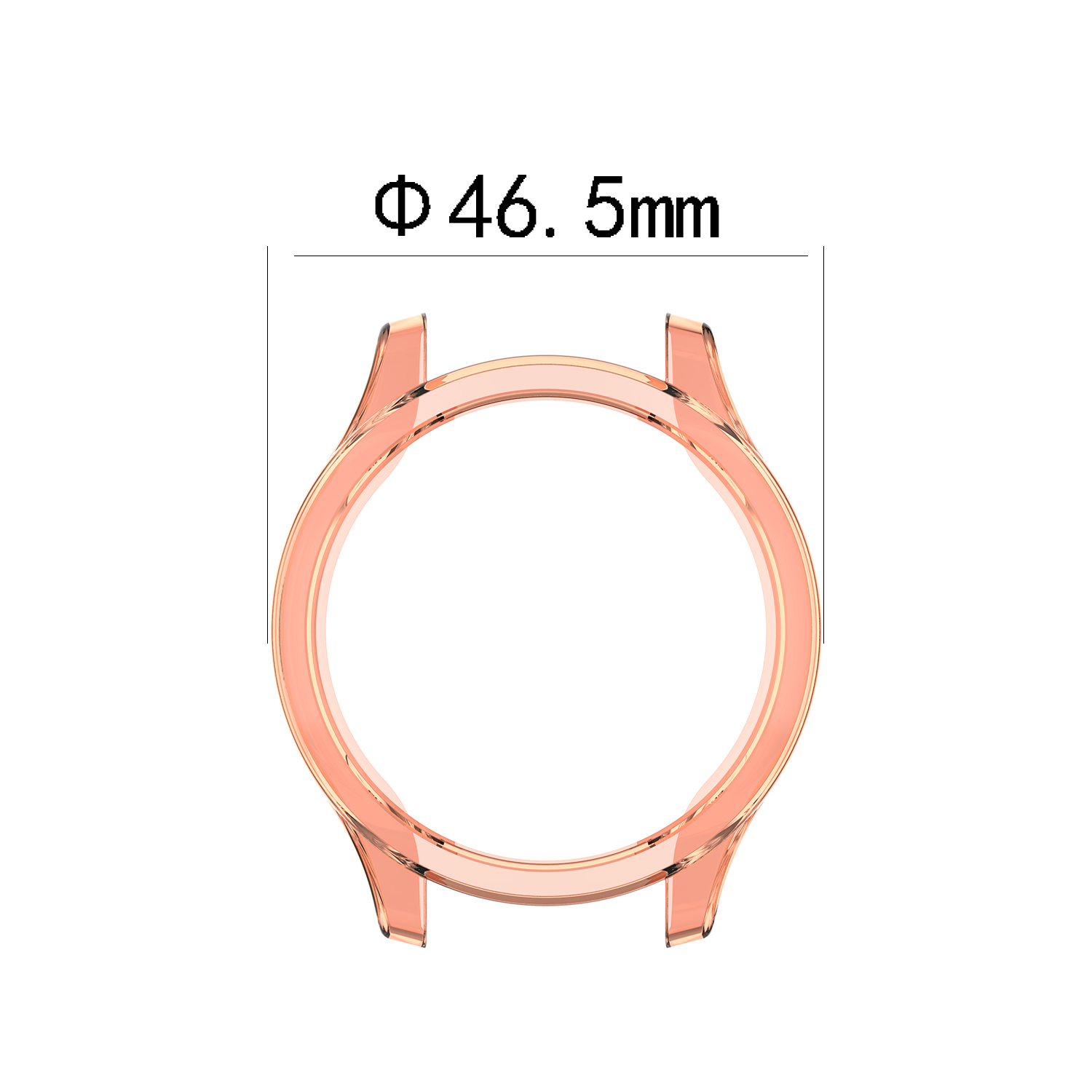 Bakeey-Anti-Scratch-Shockproof-Transparent-Soft-TPU-Watch-Case-Cover-for-Garmin-Vivomove-3--Garmin-M-1747378-3