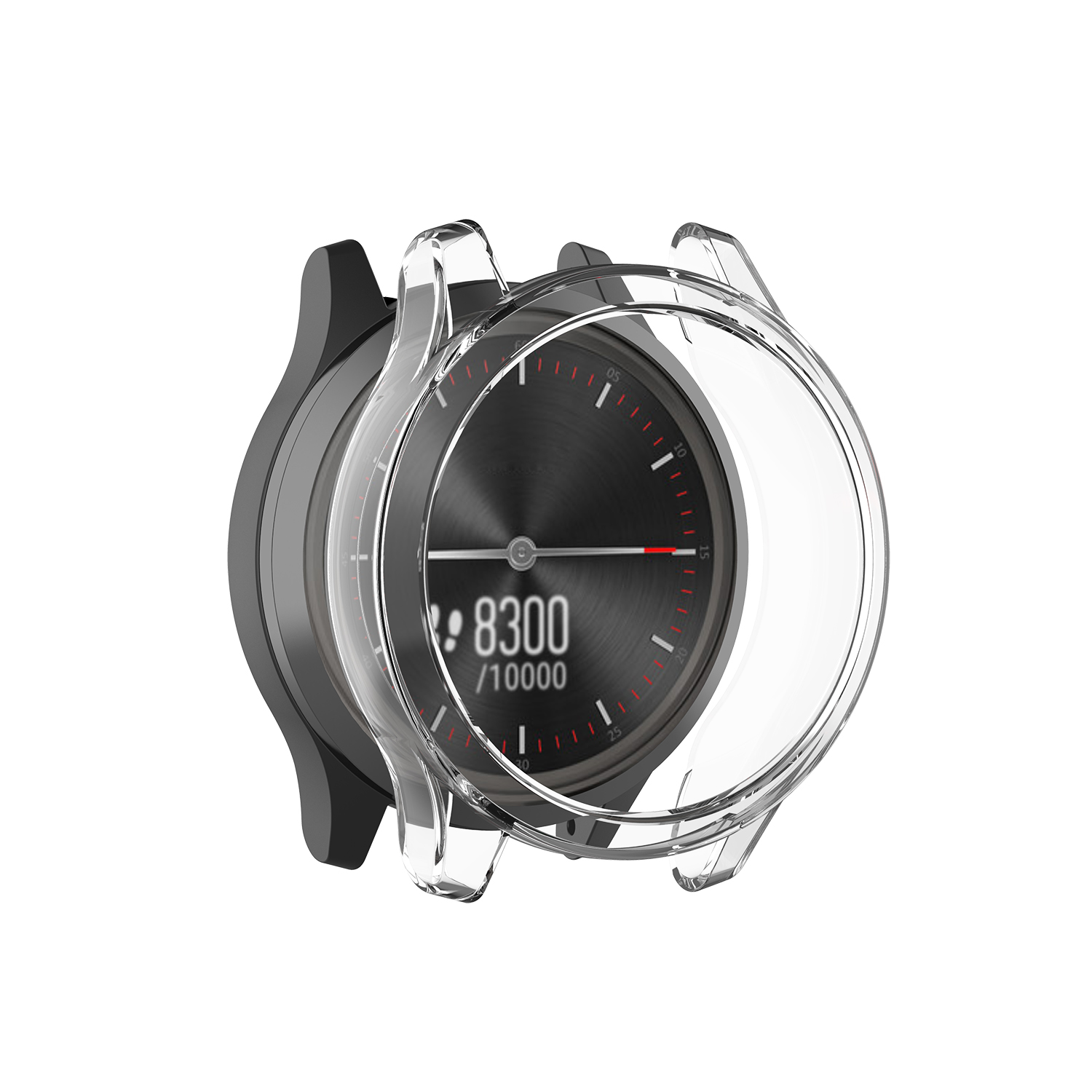 Bakeey-Anti-Scratch-Shockproof-Transparent-Soft-TPU-Watch-Case-Cover-for-Garmin-Vivomove-3--Garmin-M-1747378-5