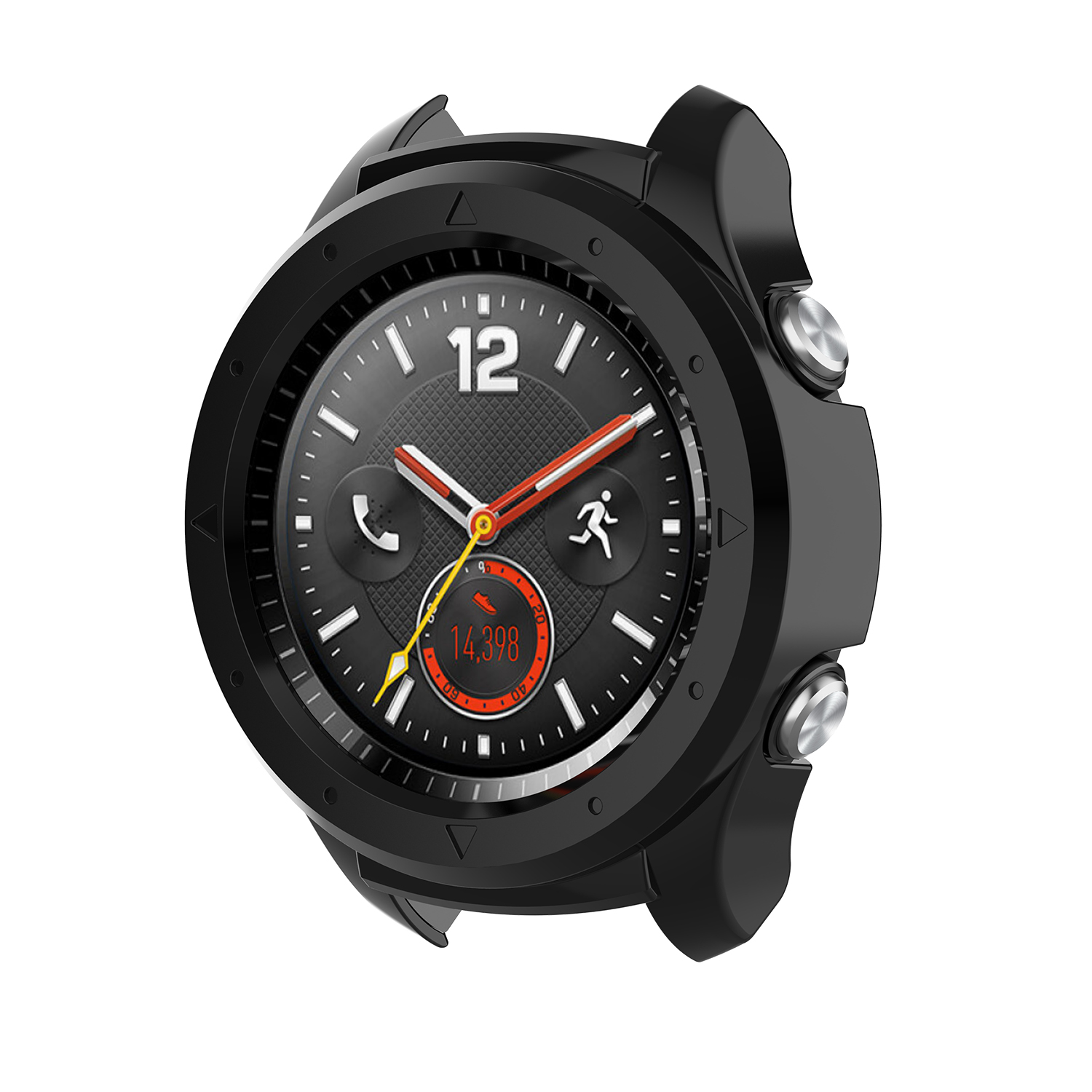Bakeey-Anti-fall-PC-Rubber-Watch-Case-Cover-Watch-Protector-For-Huawei-Watch-GT-2-46MM-1761425-3