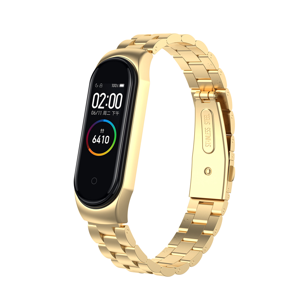 Bakeey-Anti-lost-Design-Chain-Bracelet-Replacement-Watch-Band-for-Xiaomi-Mi-Band-43-Smart-Watch--Non-1527711-2