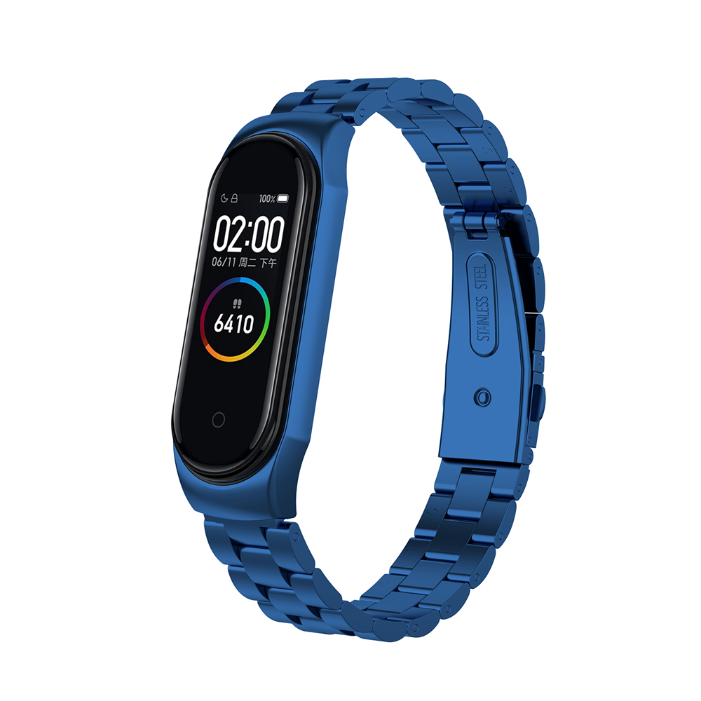 Bakeey-Anti-lost-Design-Chain-Bracelet-Replacement-Watch-Band-for-Xiaomi-Mi-Band-43-Smart-Watch--Non-1527711-4